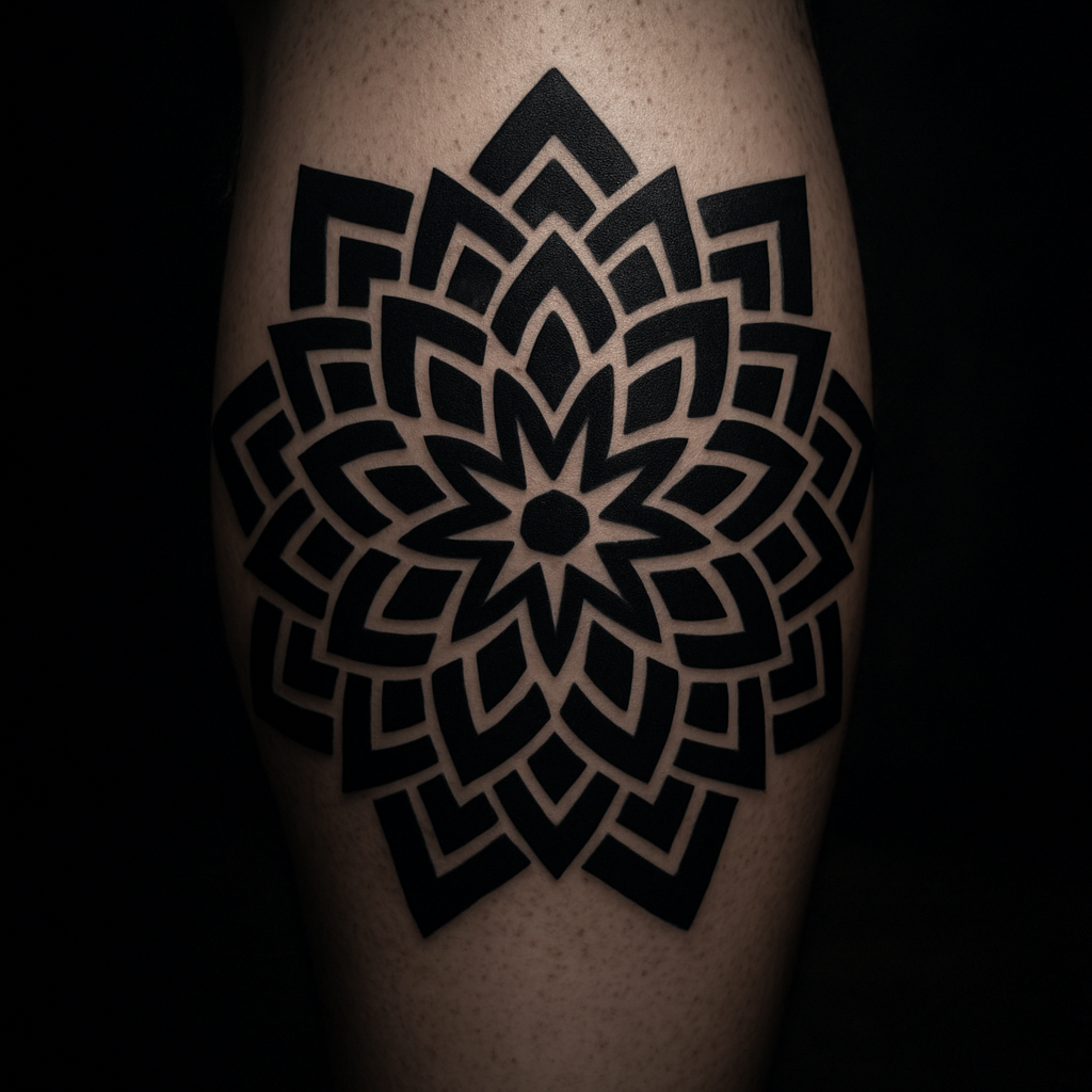 Mandala Blackwork